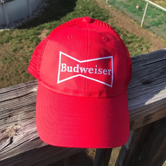 budweiser trucker hat